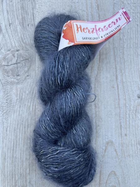 No 50 Seide/Mohair - Grau